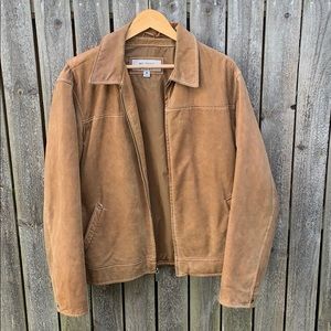 Wilson leather jacket tan size medium